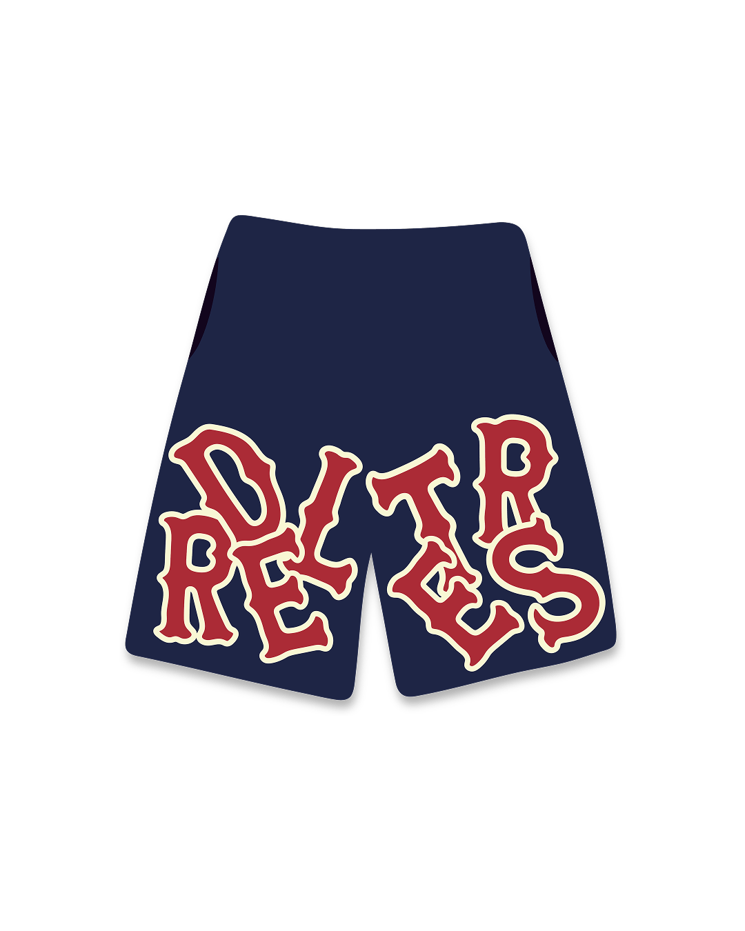 Scattered Sweatshorts - Varsity by Red Letters