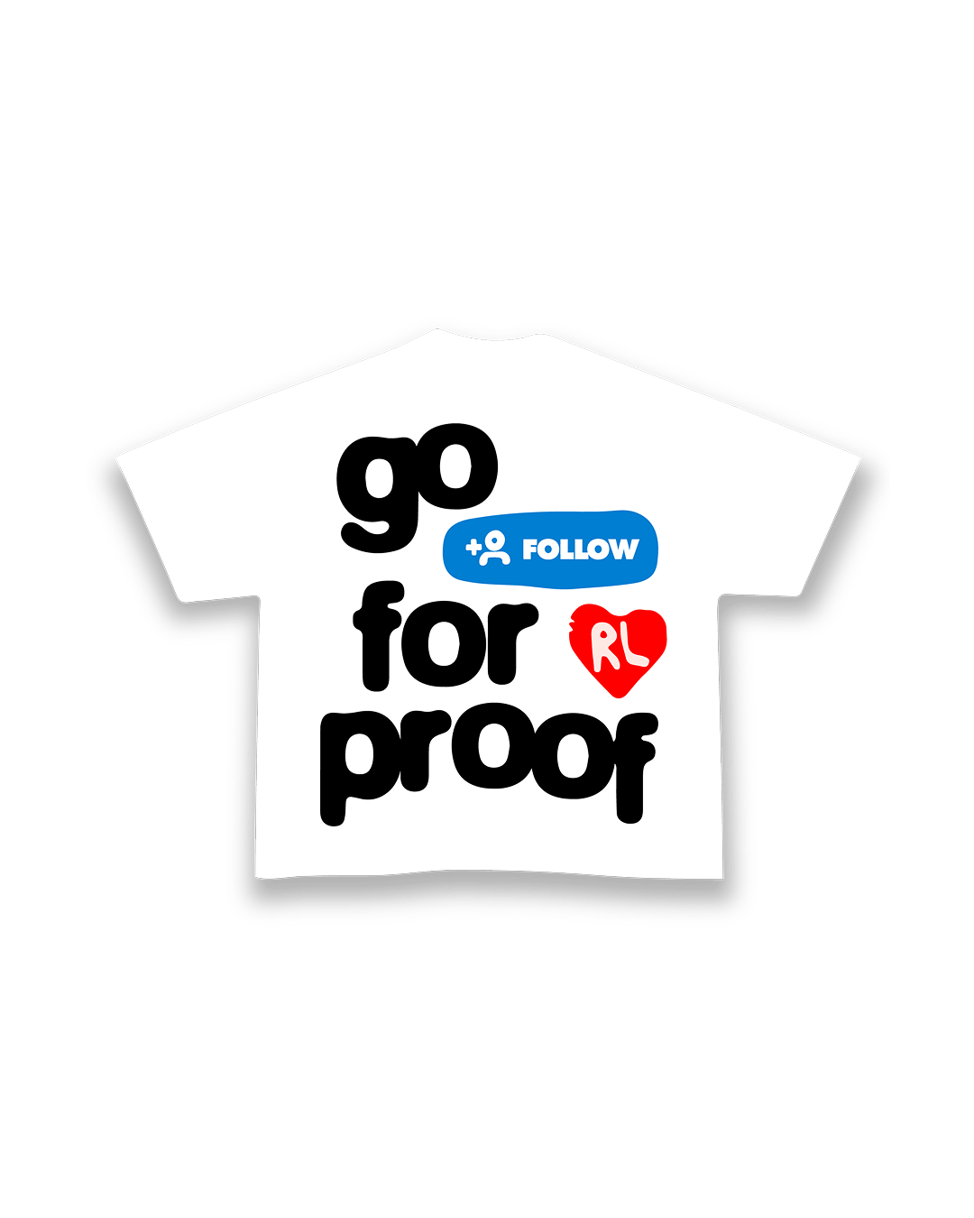 Social Media Is A Lie Tee - Red Letters