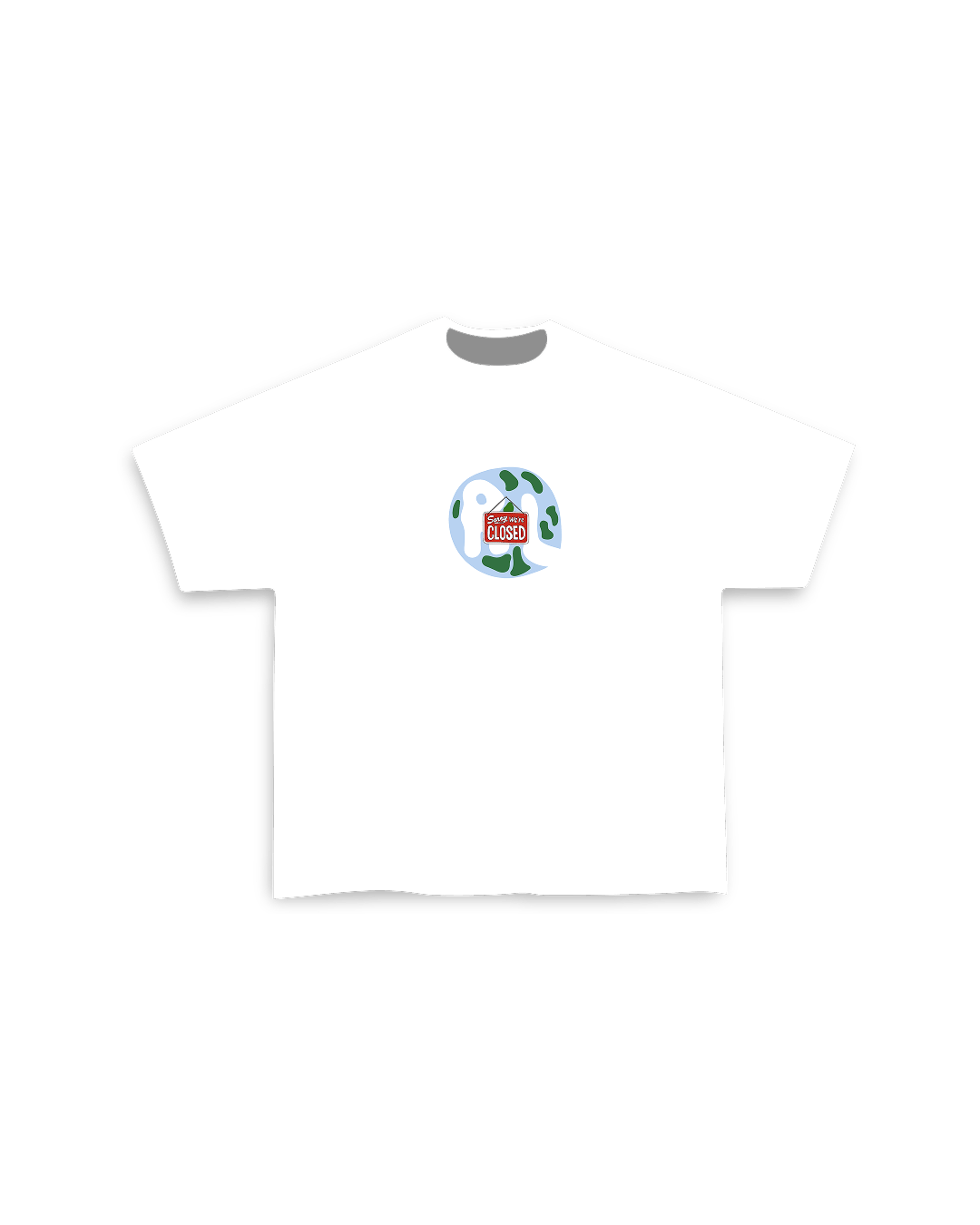 Sorry We're Closed Tee - Red Letters