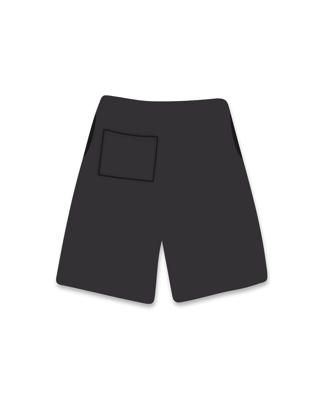 Stoned Sweat Shorts - Charcoal by Red Letters