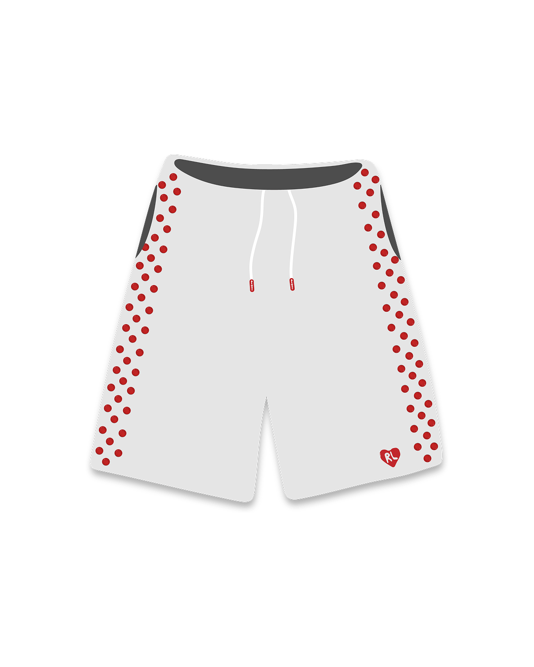 Stoned Sweat Shorts - Heather by Red Letters