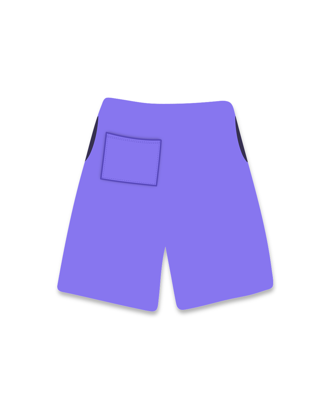 Stoned Sweat Shorts - Purple by Red Letters