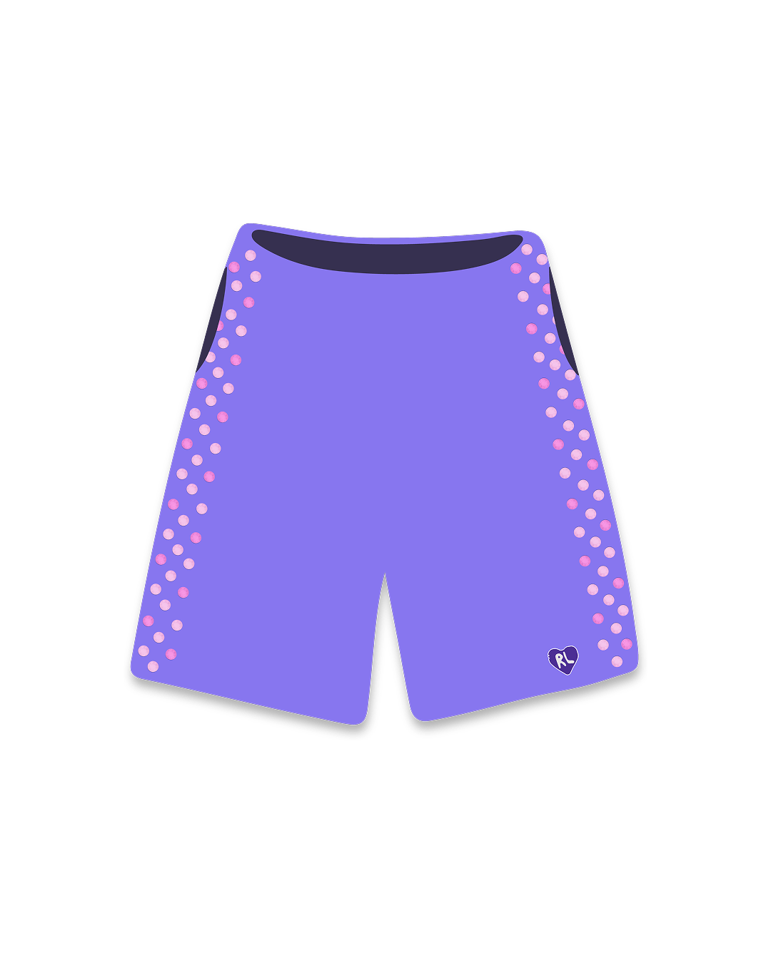 Stoned Sweat Shorts - Purple by Red Letters