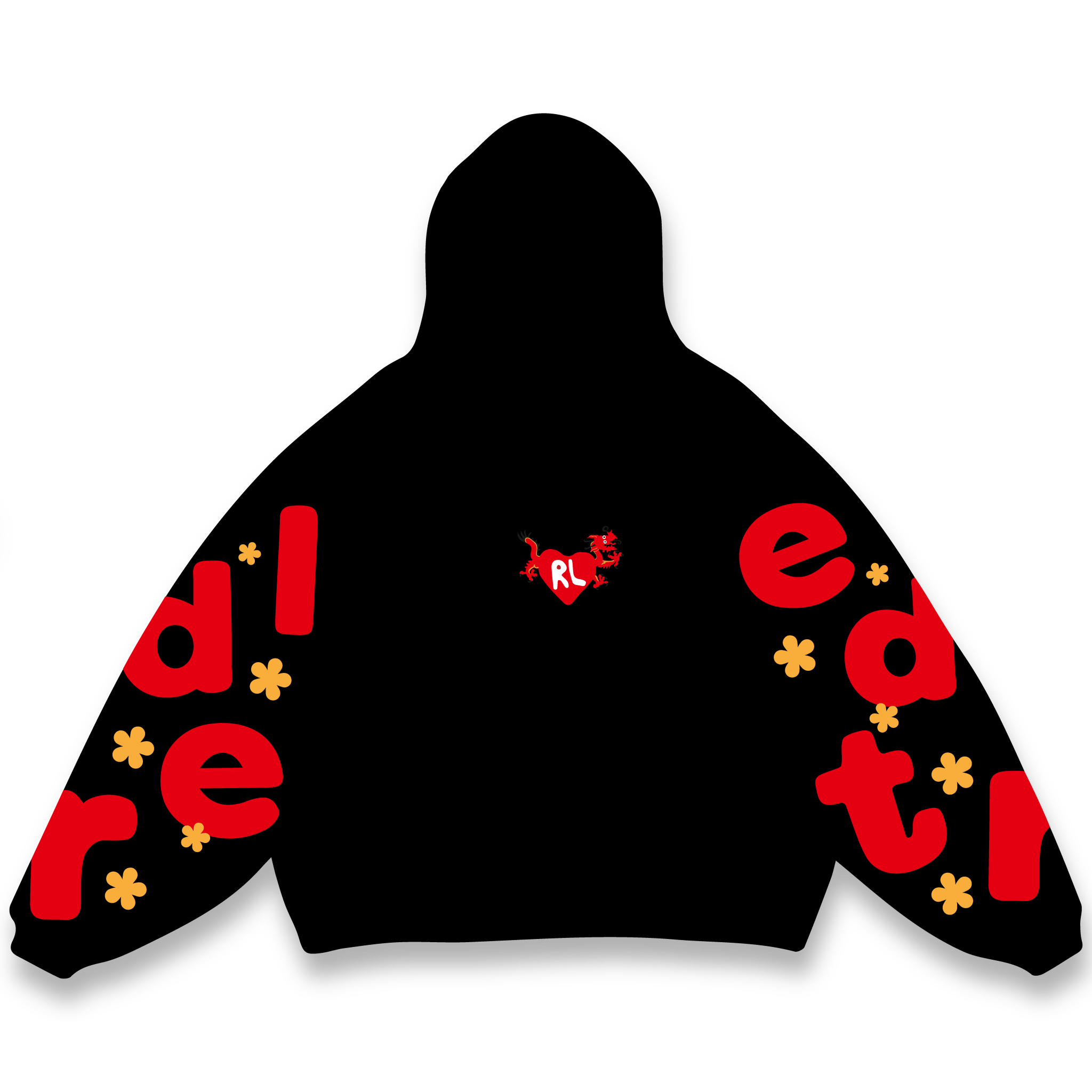 The Chinese New Year Scattered Hoodie - RED LETTERS