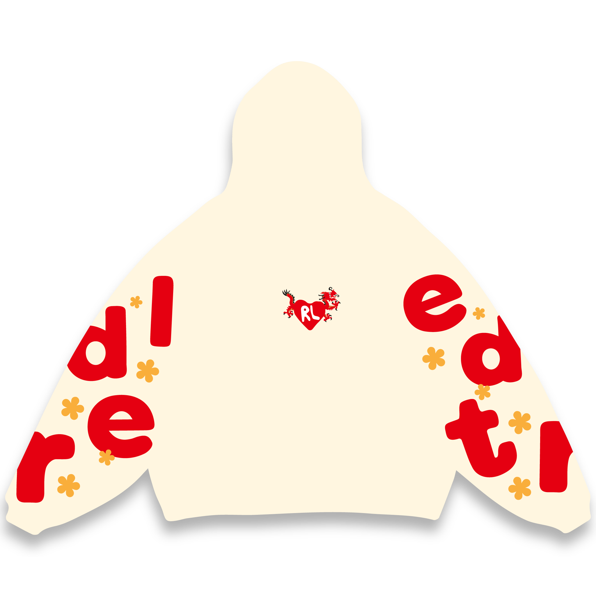 The Chinese New Year Scattered Hoodie - RED LETTERS