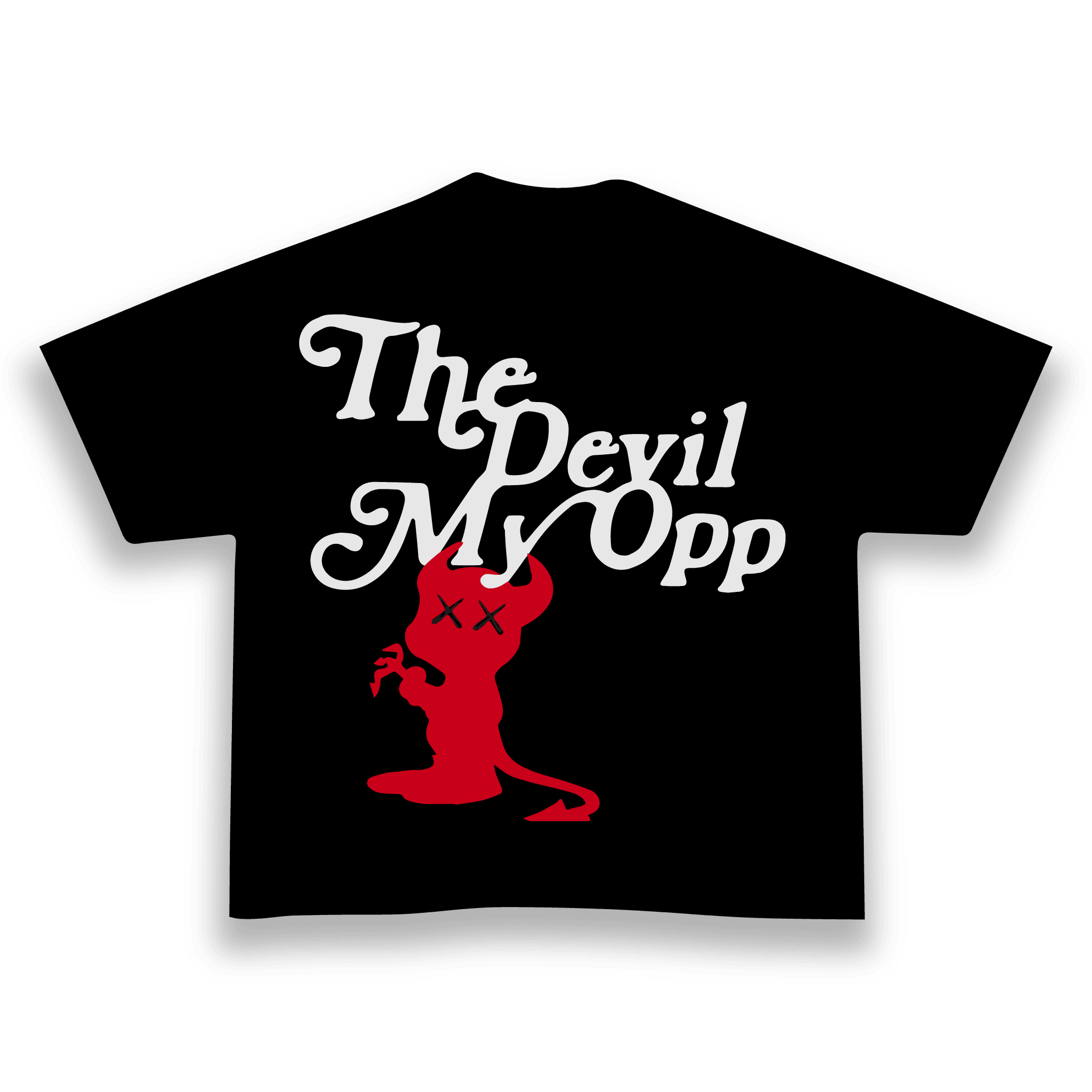 The Devil My Opp Tee - Red Letters