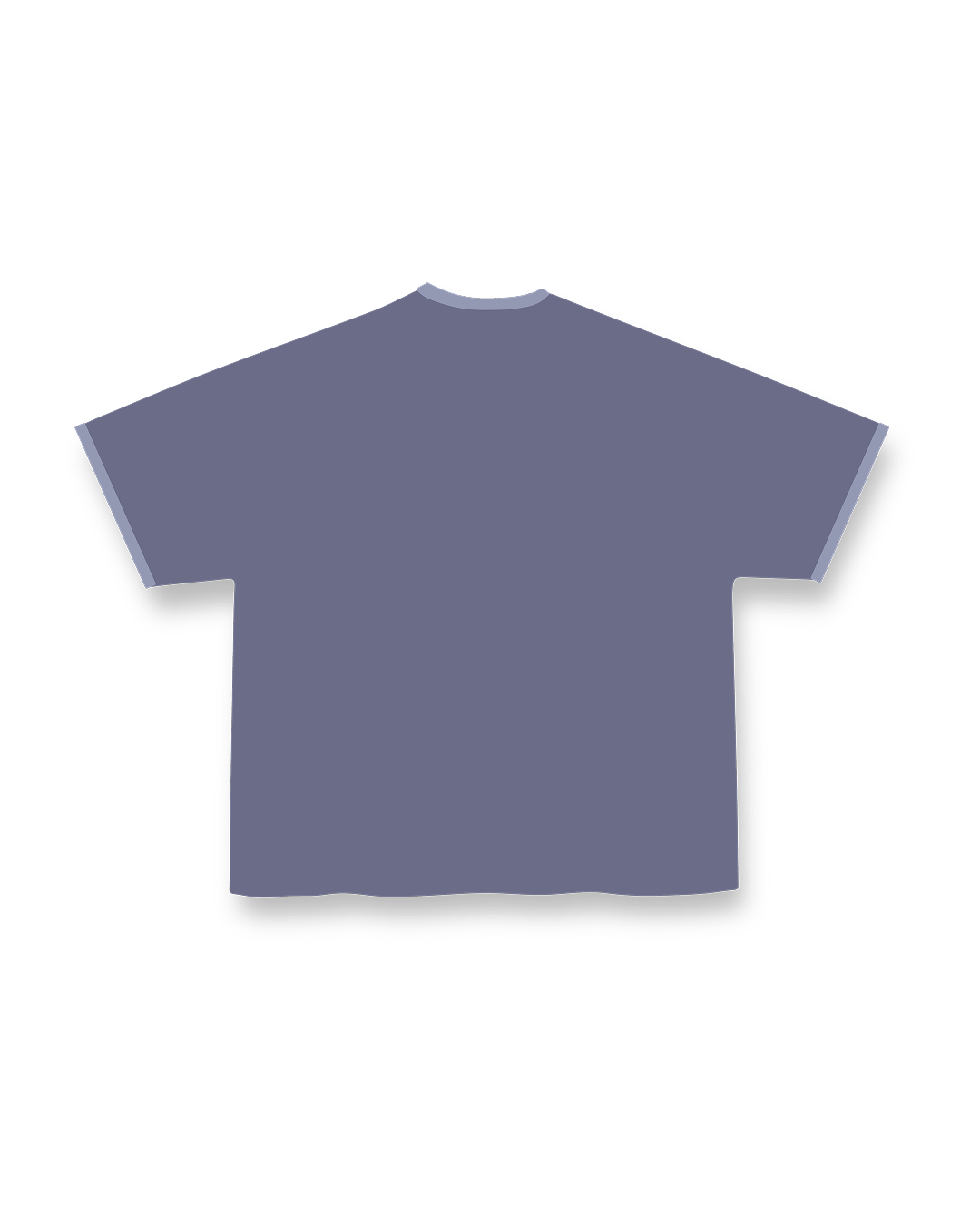 The Letters Vintage Purple Tee by Red Letters