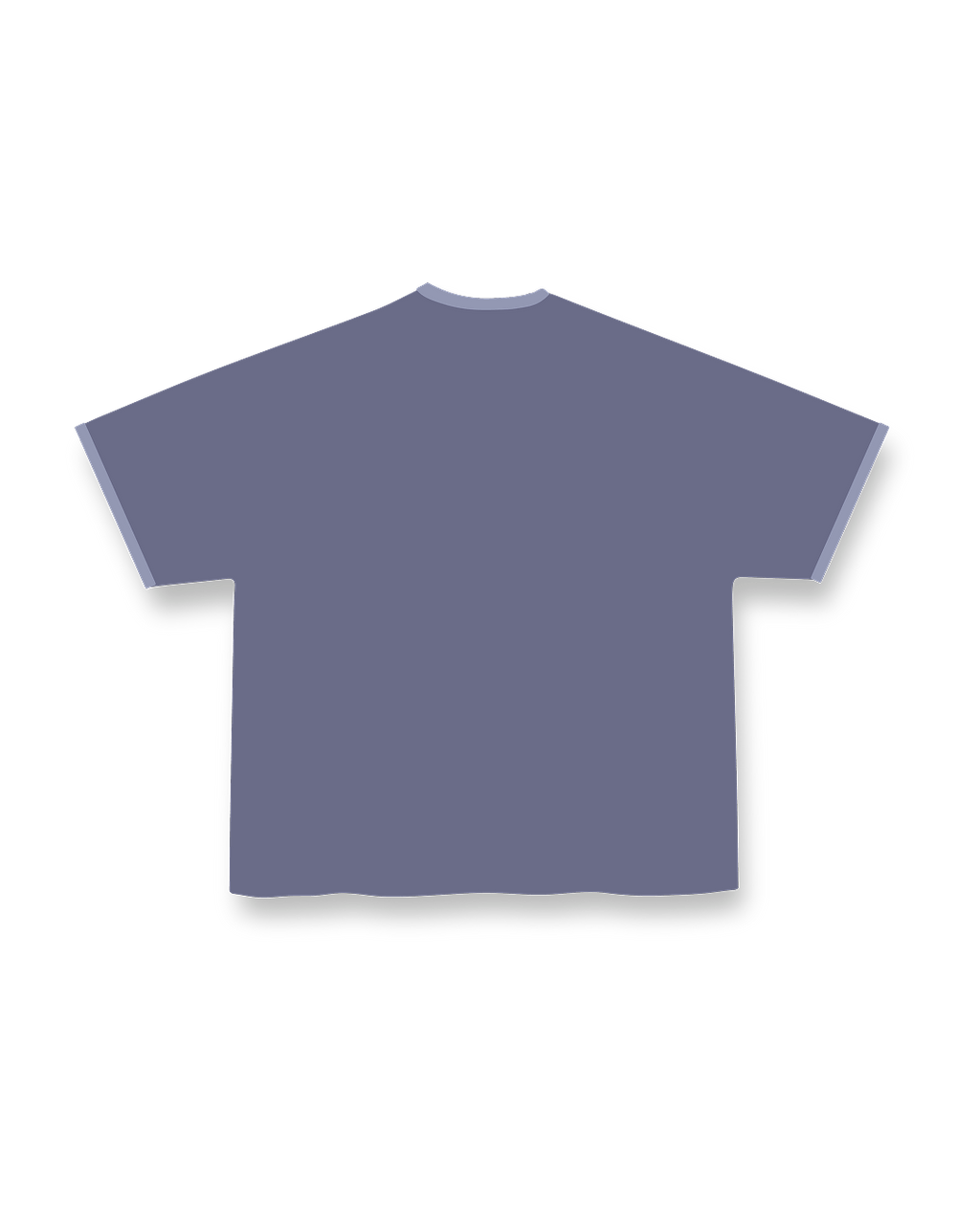 The Letters Vintage Purple Tee by Red Letters