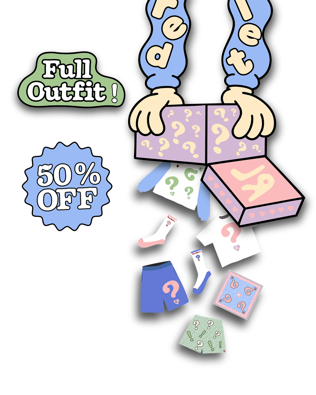 The Pastel Box – $240 Value by Red Letters