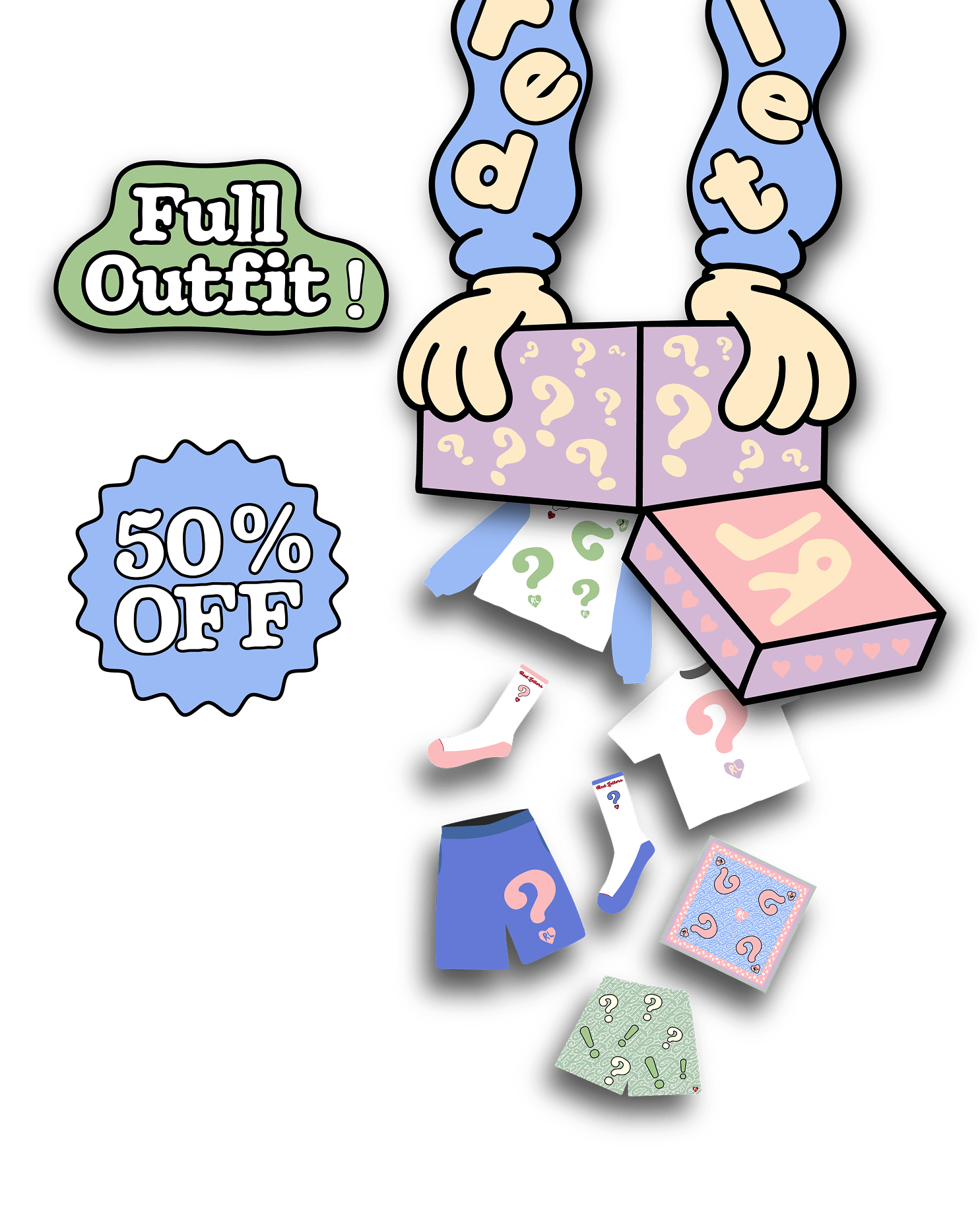 The Pastel Box – $240 Value by Red Letters