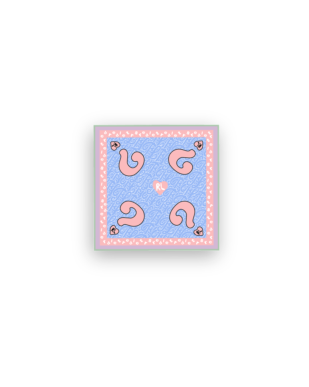 The Pastel Box Bandana by Red Letters