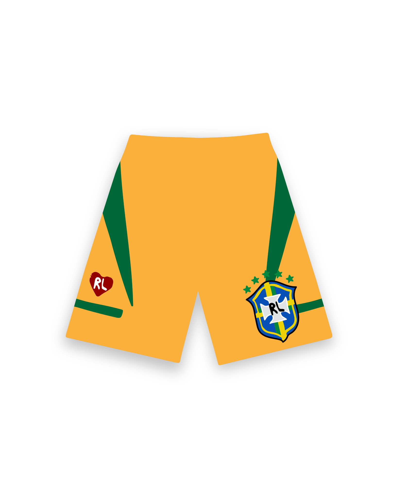 The Redeemer French Terry Shorts - Red Letters