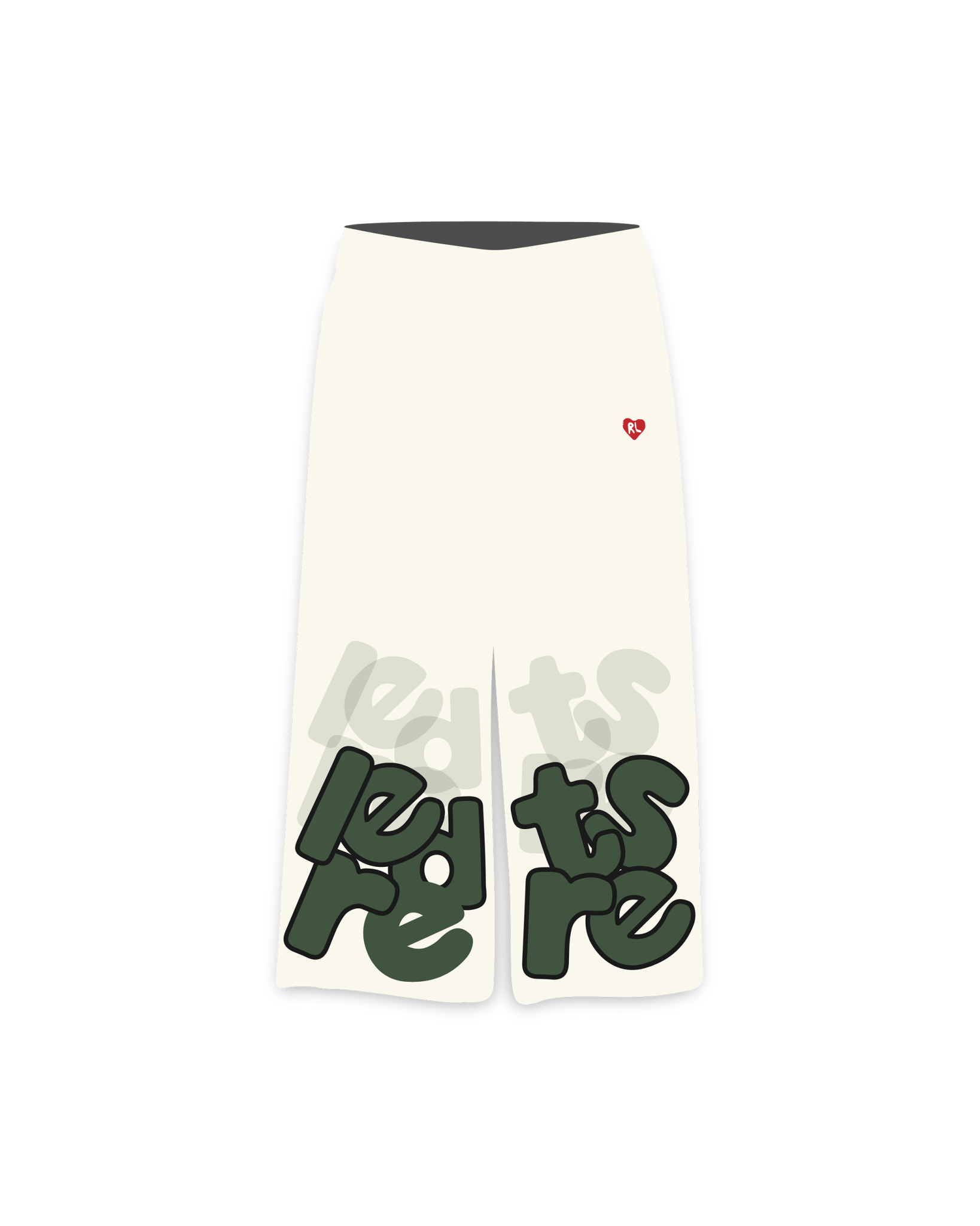 The Scattered Pant - Bone by Red Letters