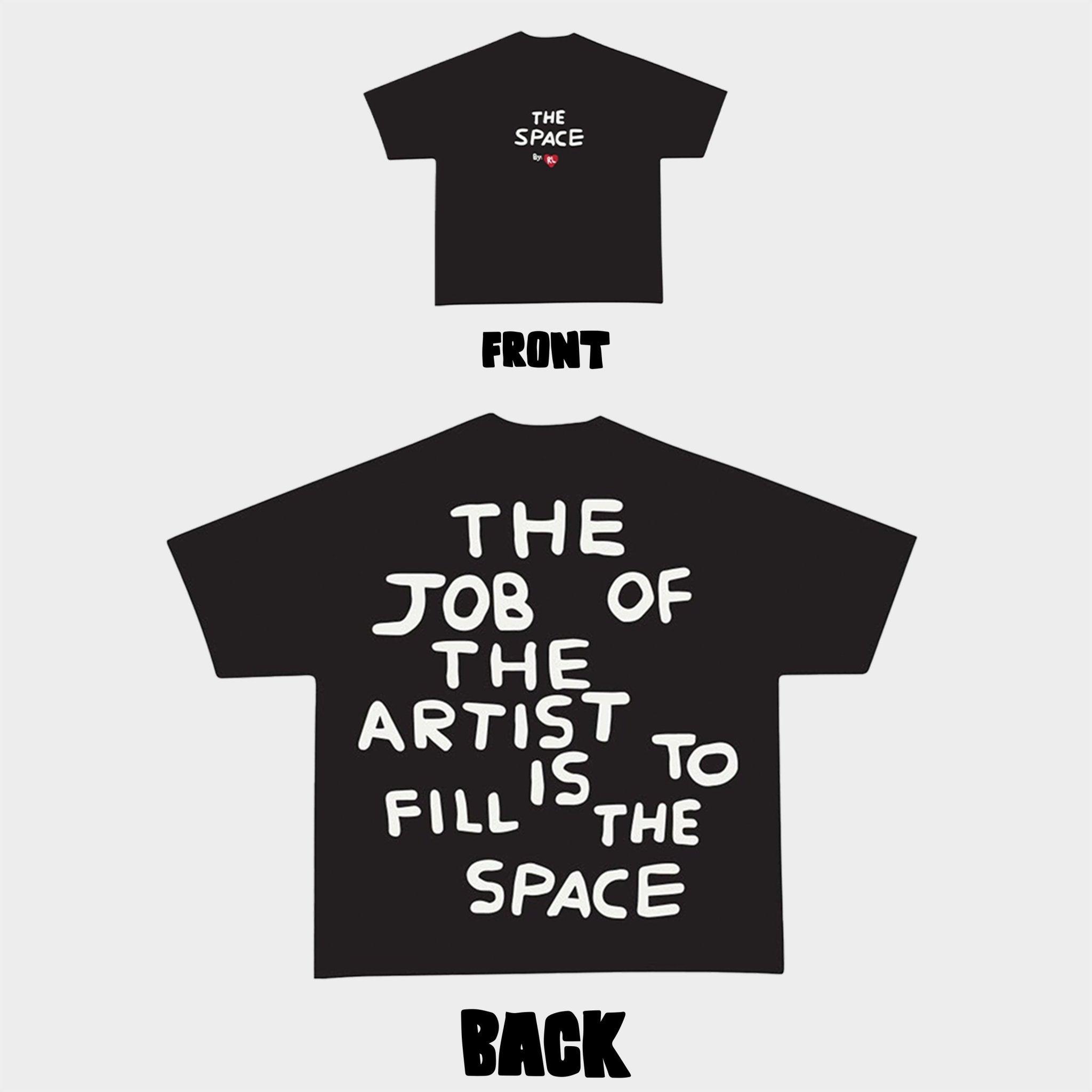 The Space Tee - Red Letters