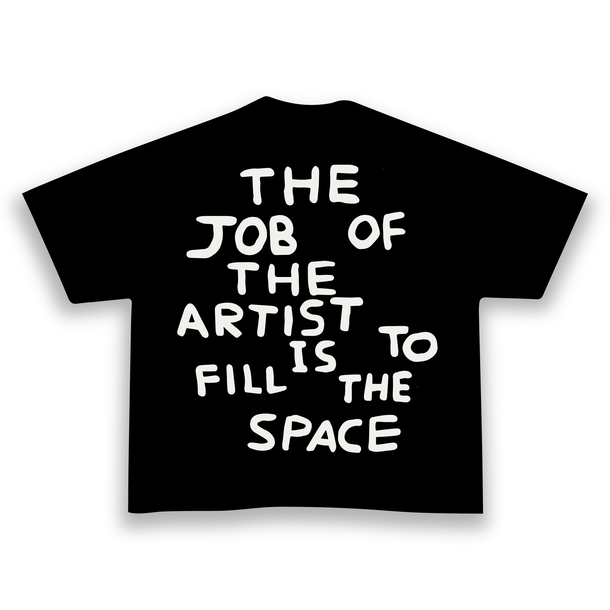 The Space Tee - RED LETTERS