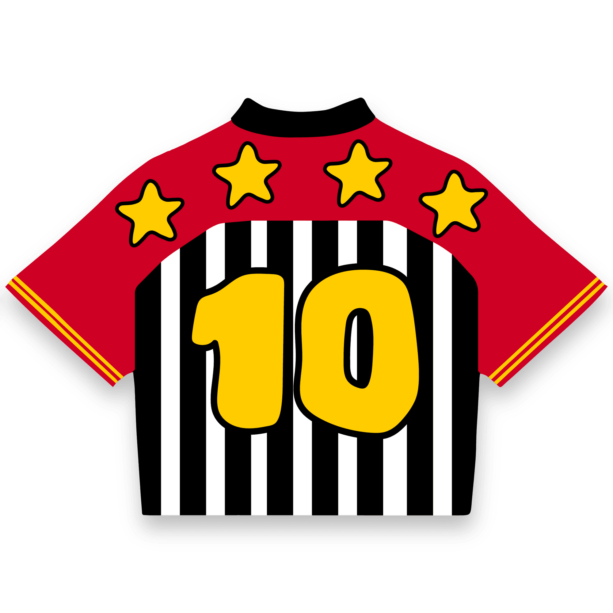 The Ten Home Jersey - Red Letters