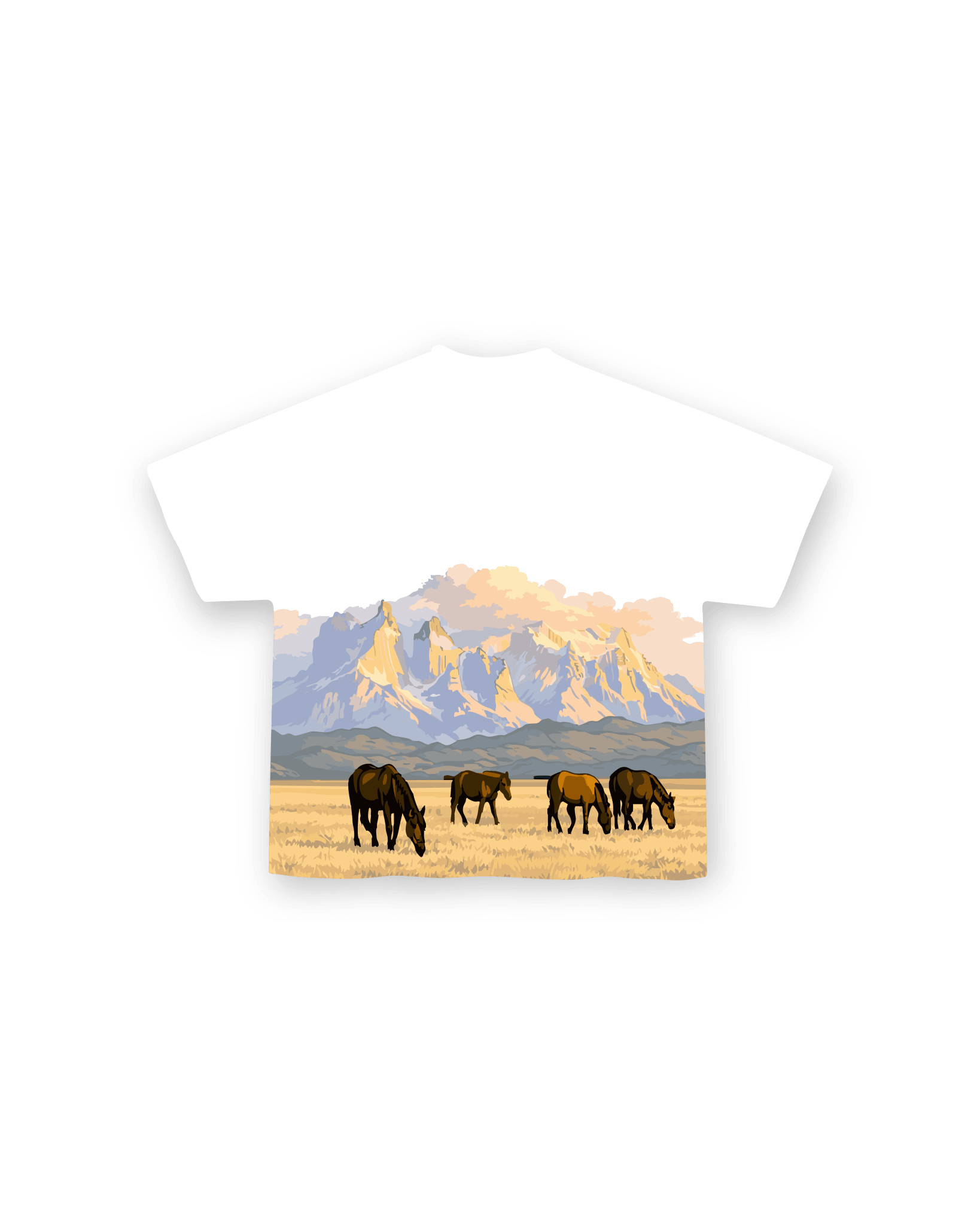 The Wild West Tee - Red Letters