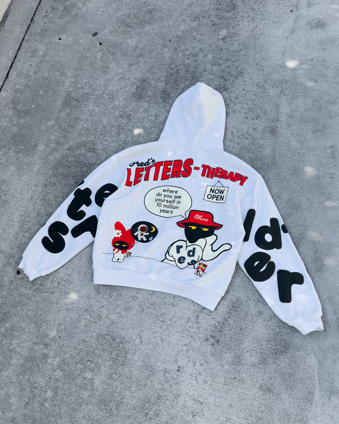 Therapy Scattered Hoodie by Red Letters