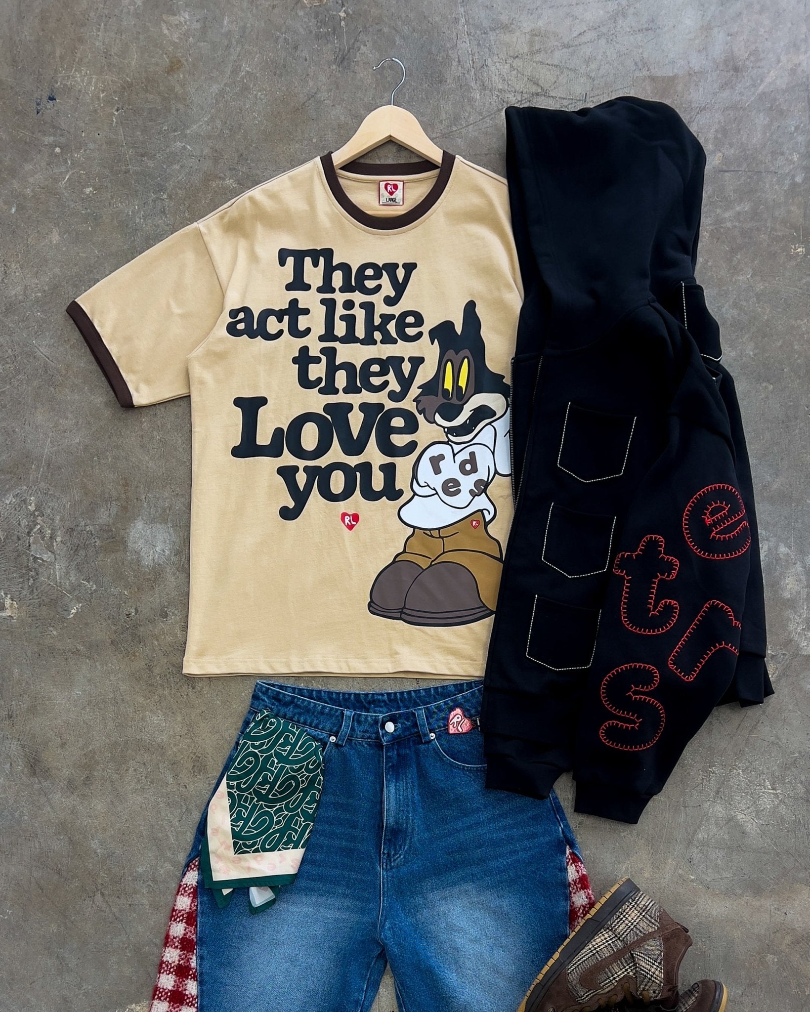 They Love You Tee by Red Letters