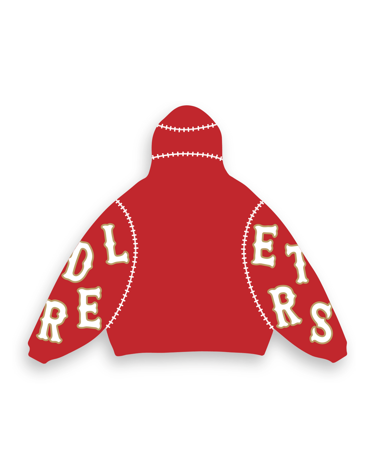Thread Letters Scattered Hoodie by Red Letters
