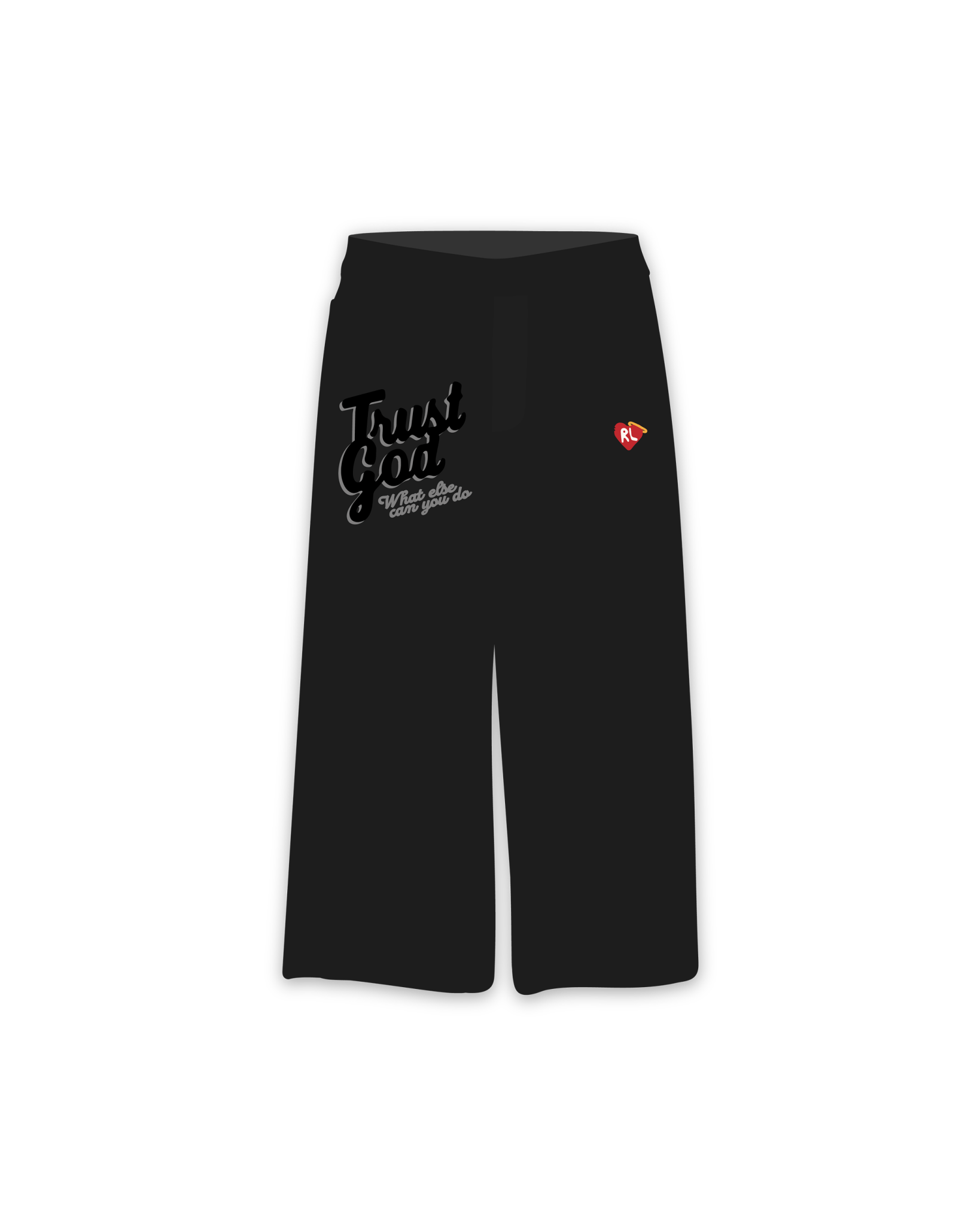 Trust God Pant - Black by Red Letters