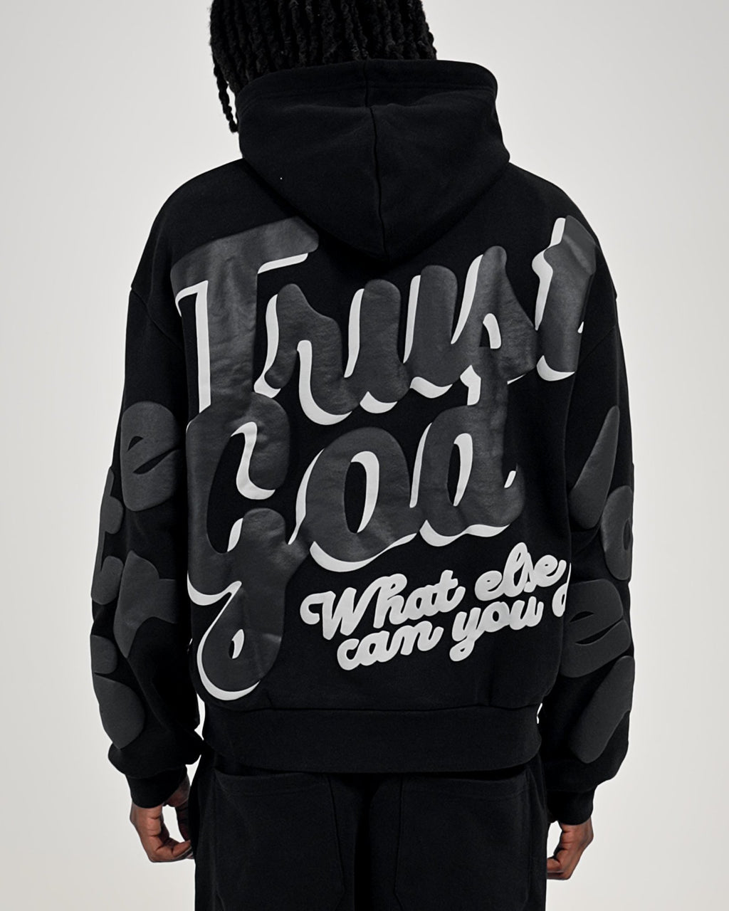 Trust God Scattered Hoodie - Black by Red Letters