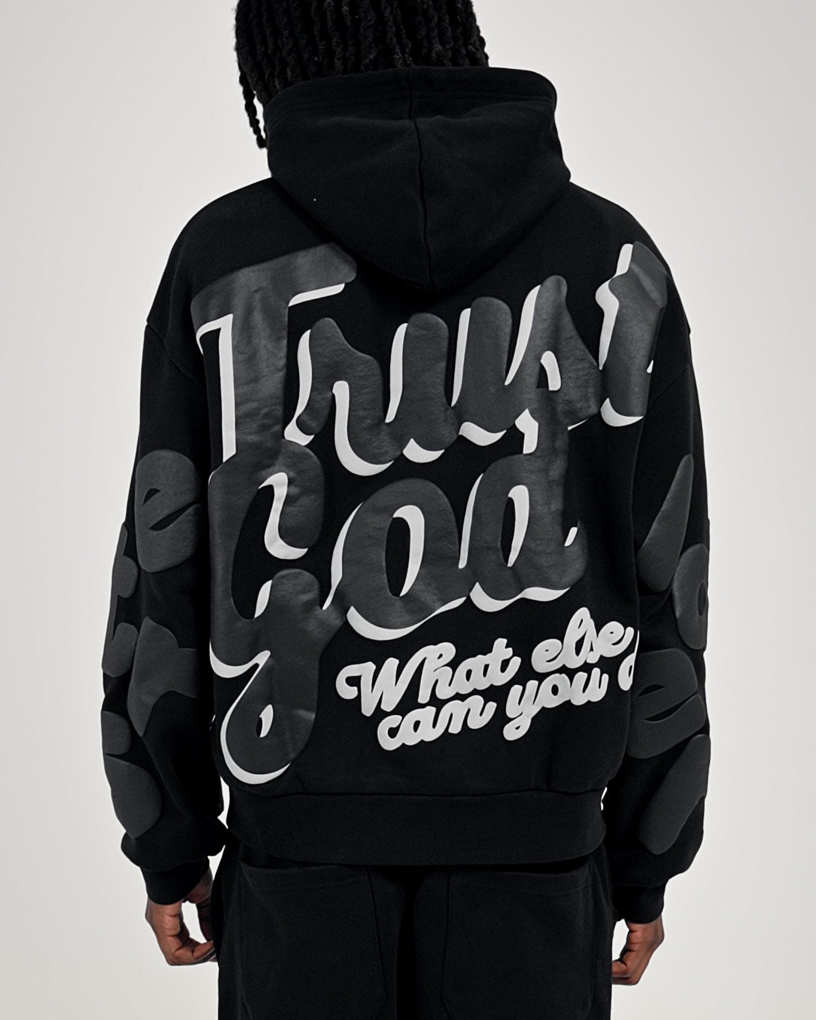 Trust God Scattered Hoodie - Black by Red Letters