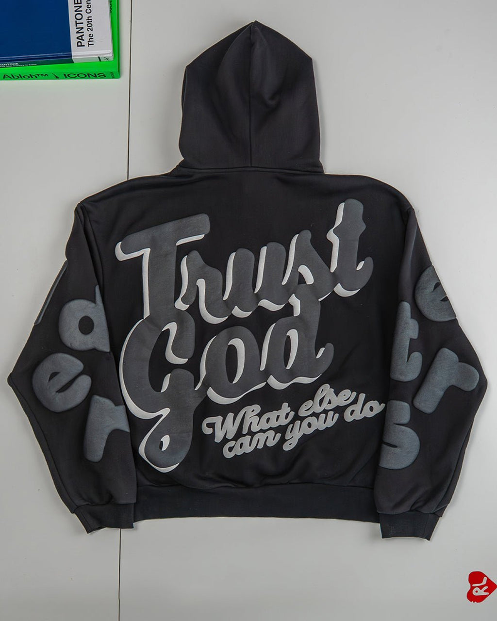 Trust God Scattered Hoodie - Black by Red Letters