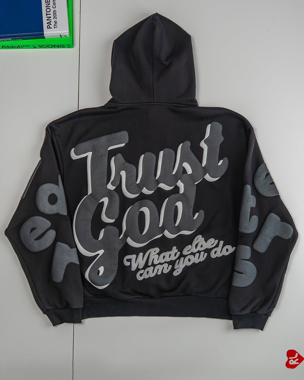 Trust God Scattered Hoodie - Black by Red Letters