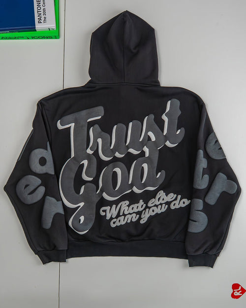 Trust God Scattered Hoodie - Black by Red Letters