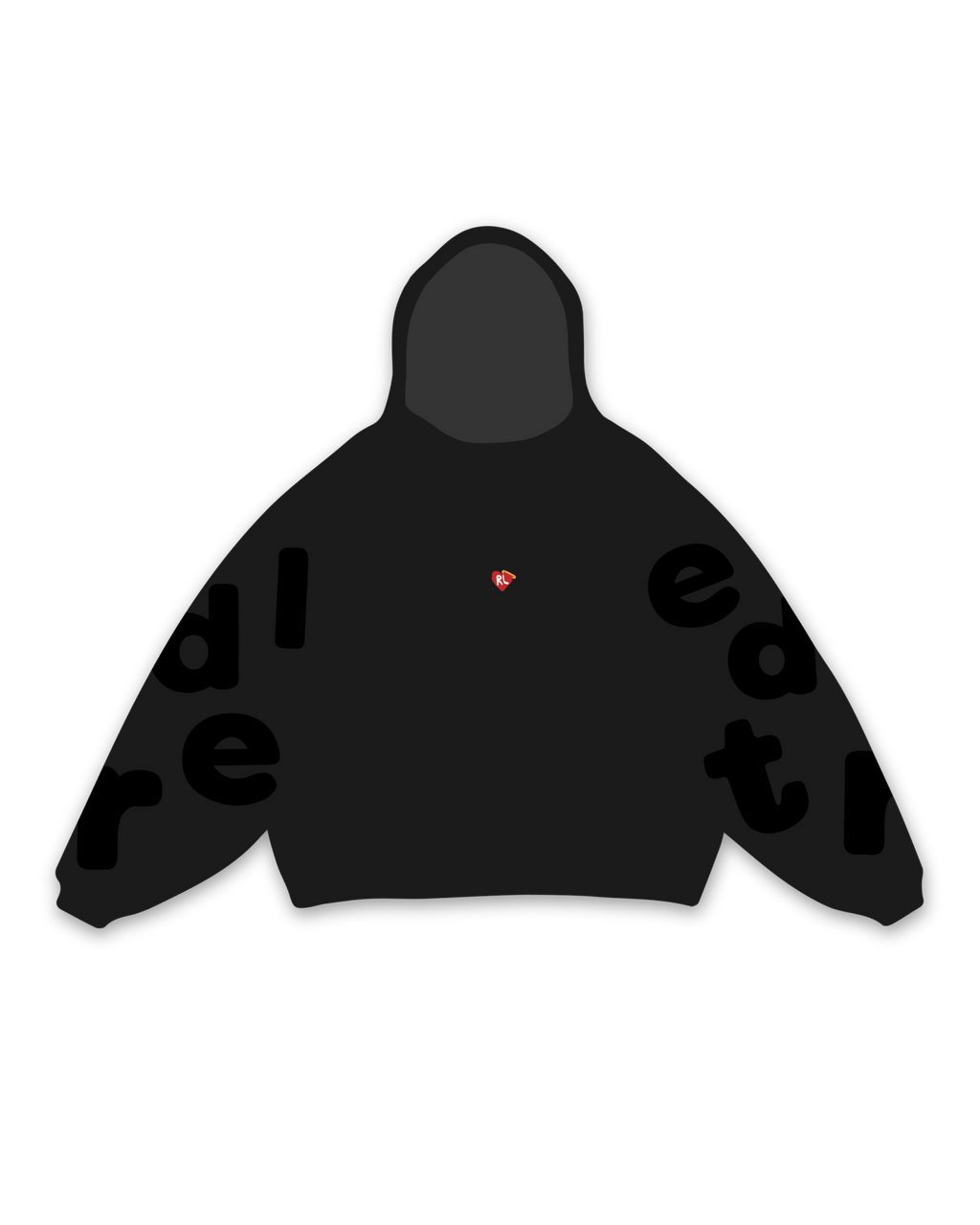 Trust God Scattered Hoodie - Black by Red Letters