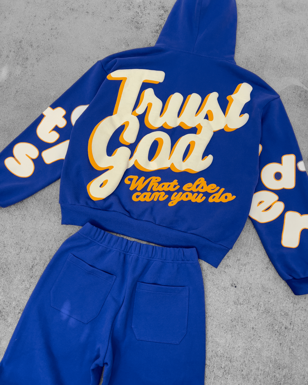 Trust God Scattered Hoodie - Royal by Red Letters