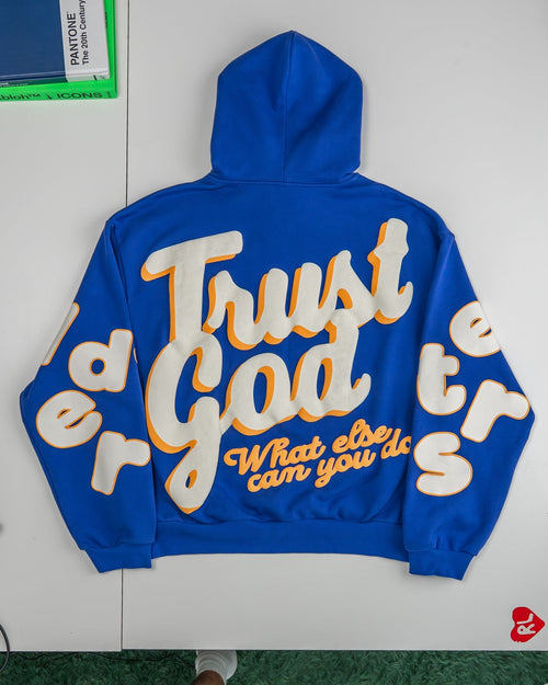 Trust God Scattered Hoodie - Royal by Red Letters