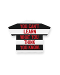 Unlearn Tee - Red Letters