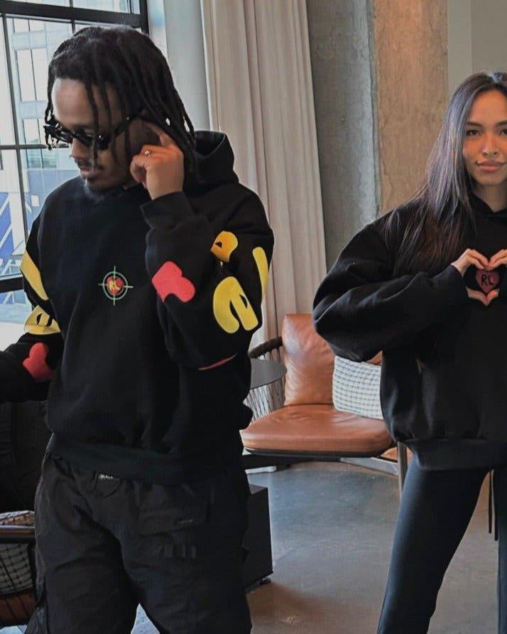 We Don't Miss Scattered Hoodie - Red Letters