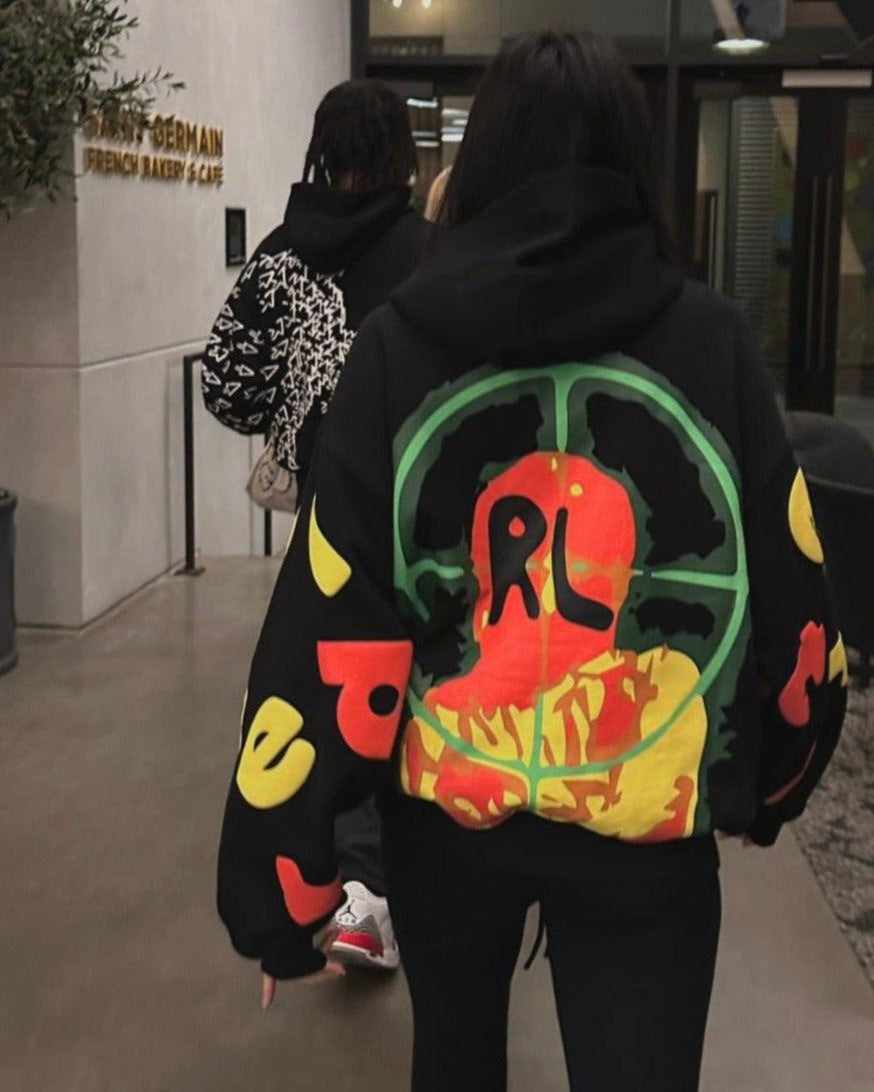 We Don't Miss Scattered Hoodie - Red Letters