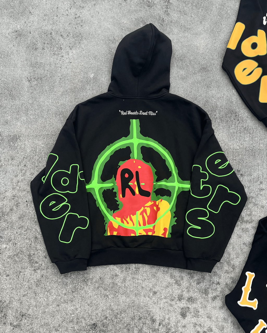 We Don't Miss Scattered Zip Up by Red Letters