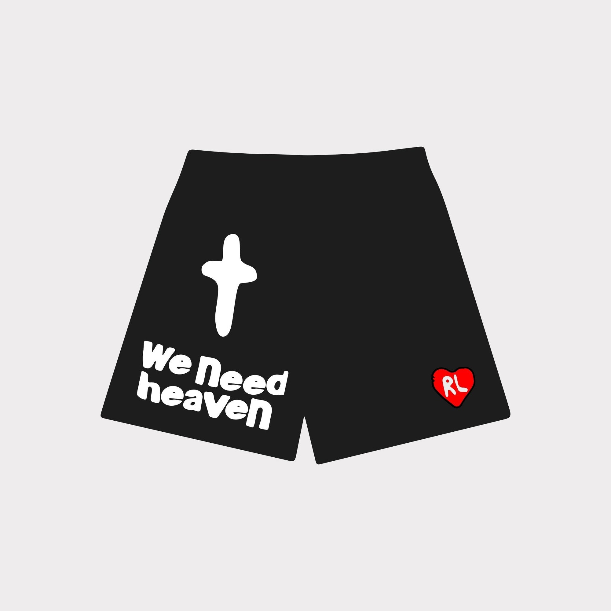 We Need Heaven Mesh Shorts - RED LETTERS