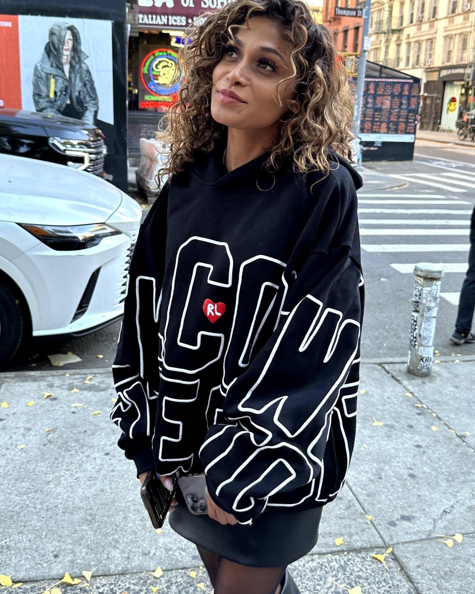 Welcome To The Sci Fi Hoodie - Red Letters