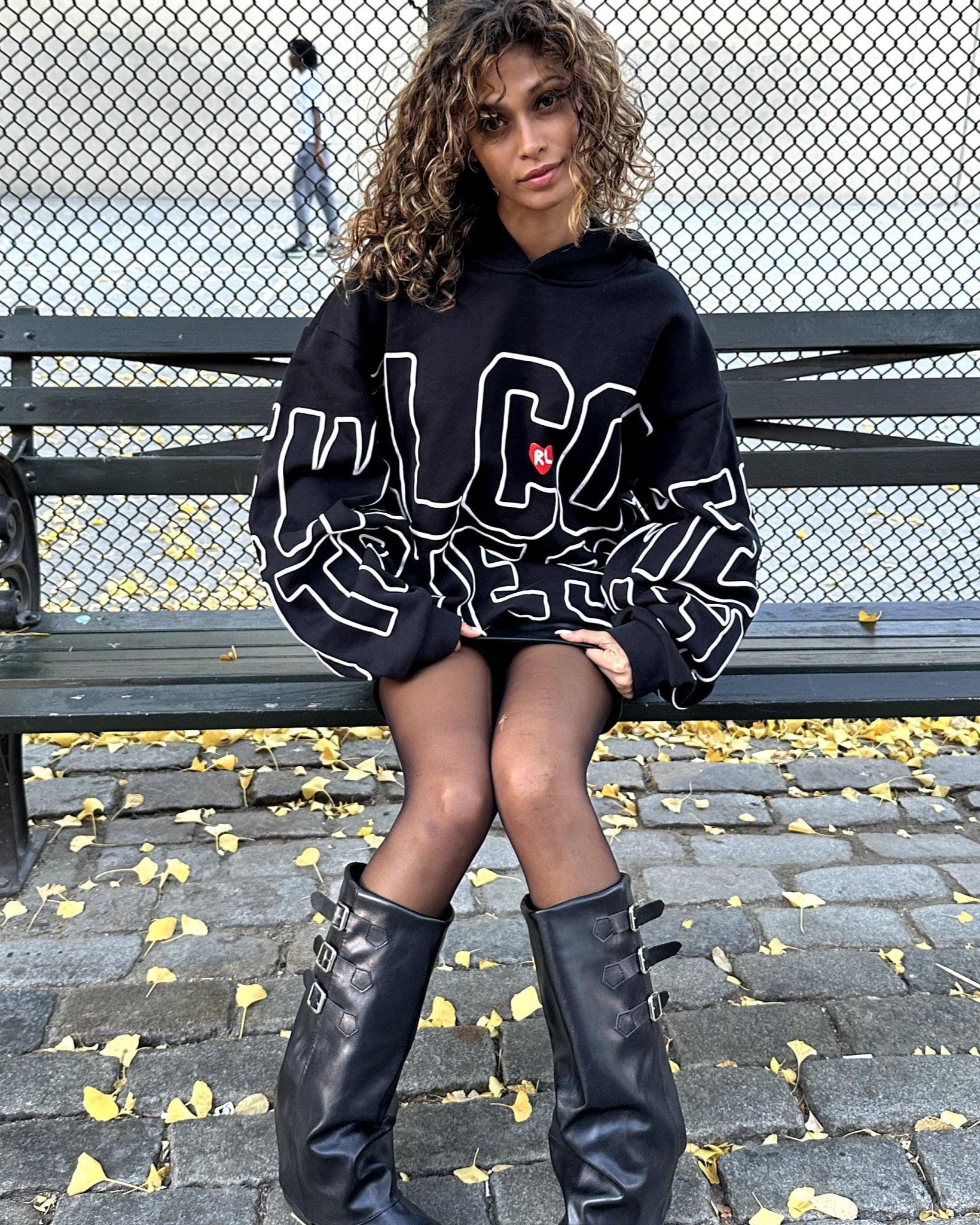 Welcome To The Sci Fi Hoodie - Red Letters
