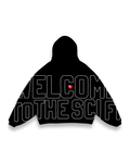 Welcome To The Sci Fi Hoodie - Red Letters