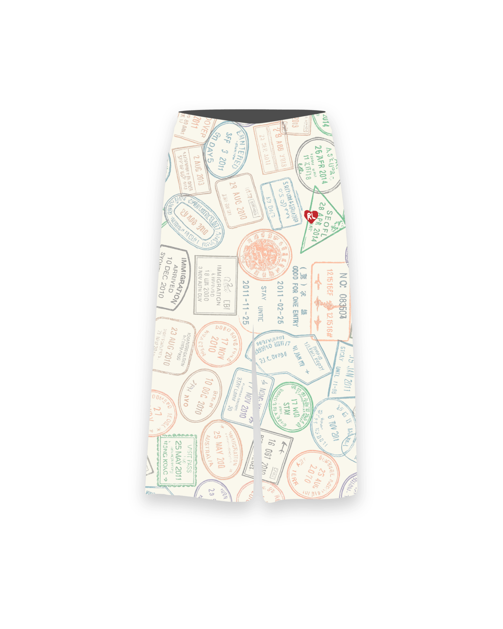 Where U Are Pant - Red Letters