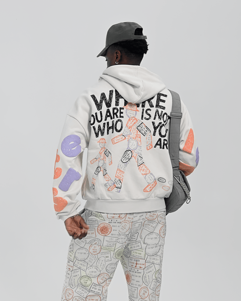 Where U Are Scattered Zip Up by Red Letters