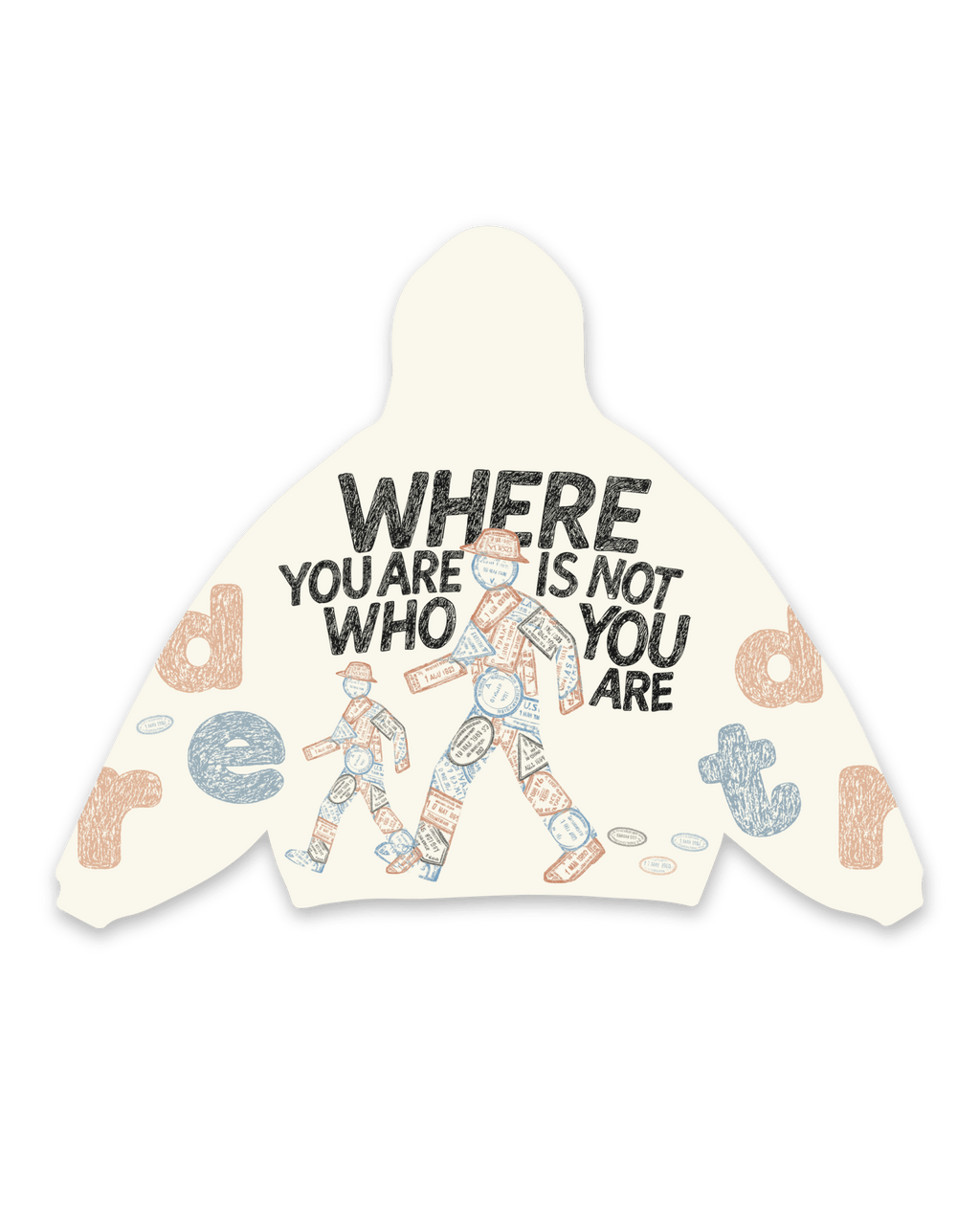 Where U Are Scattered Zip Up by Red Letters
