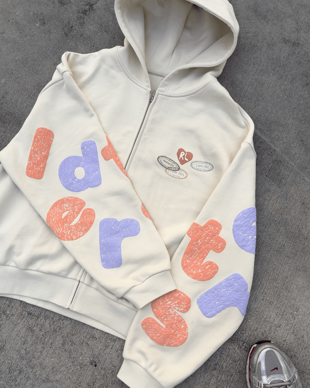 Where U Are Scattered Zip Up by Red Letters