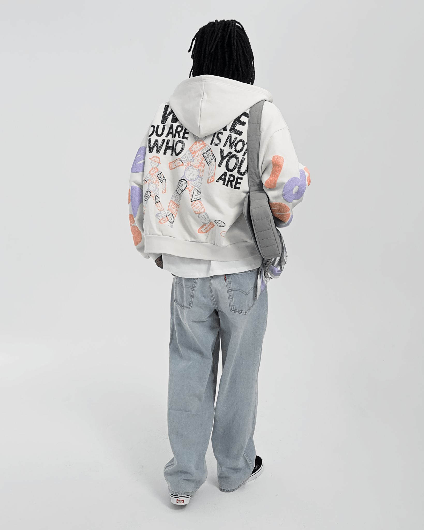 Where U Are Scattered Zip Up by Red Letters