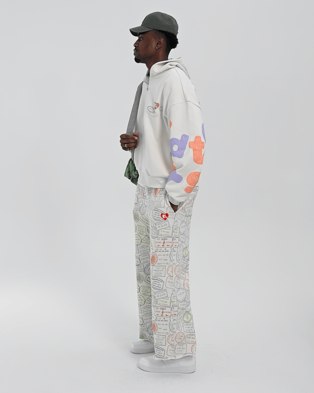 Where U Are Scattered Zip Up by Red Letters