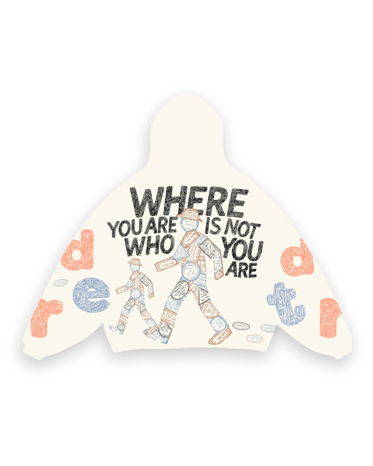 Where U Are Scattered Zip Up by Red Letters