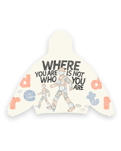 Where U Are Scattered Zip Up by Red Letters