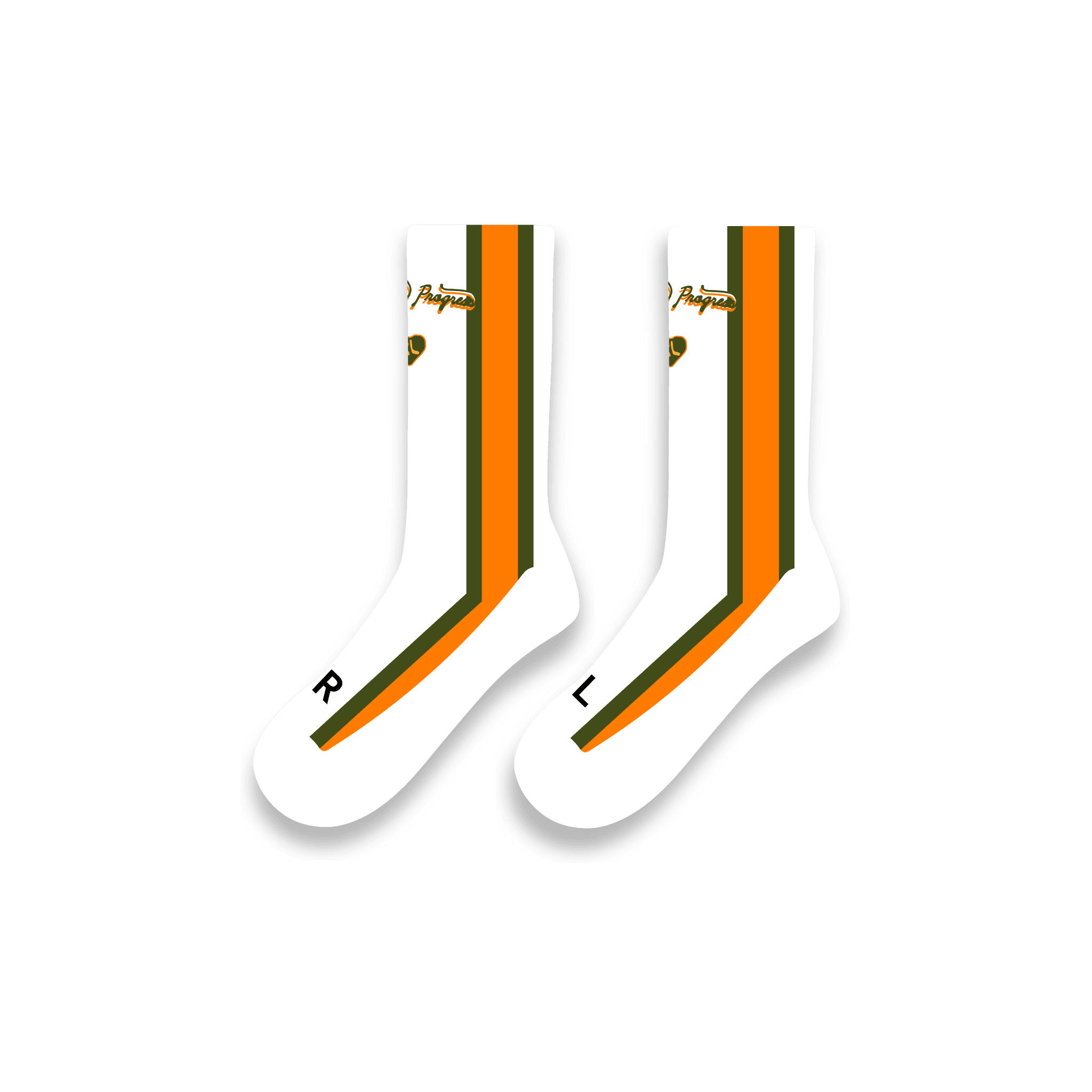 Work Socks - Red Letters